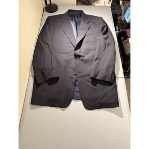 Burberry London Blazer Black Wool Men's 42R Sport Coat Jacket 2 Button